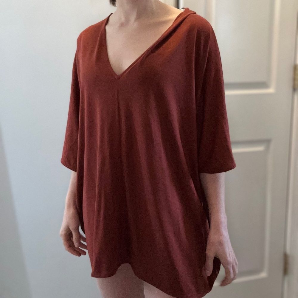 Massimo Dutti Poncho Shirt